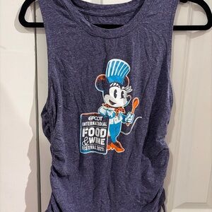Disney Tank Top with Minnie Mouse Design Epcot International Food & Wine 2023